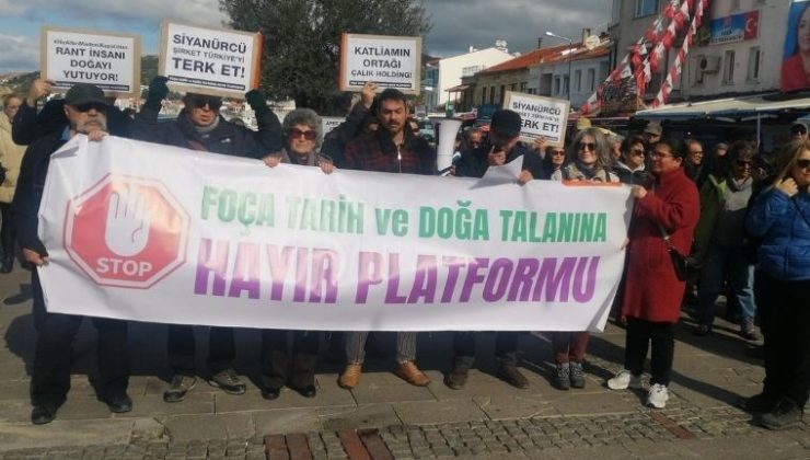 Foça’da İliç tepkisi: Tek sorumlu siyasi iktidardır