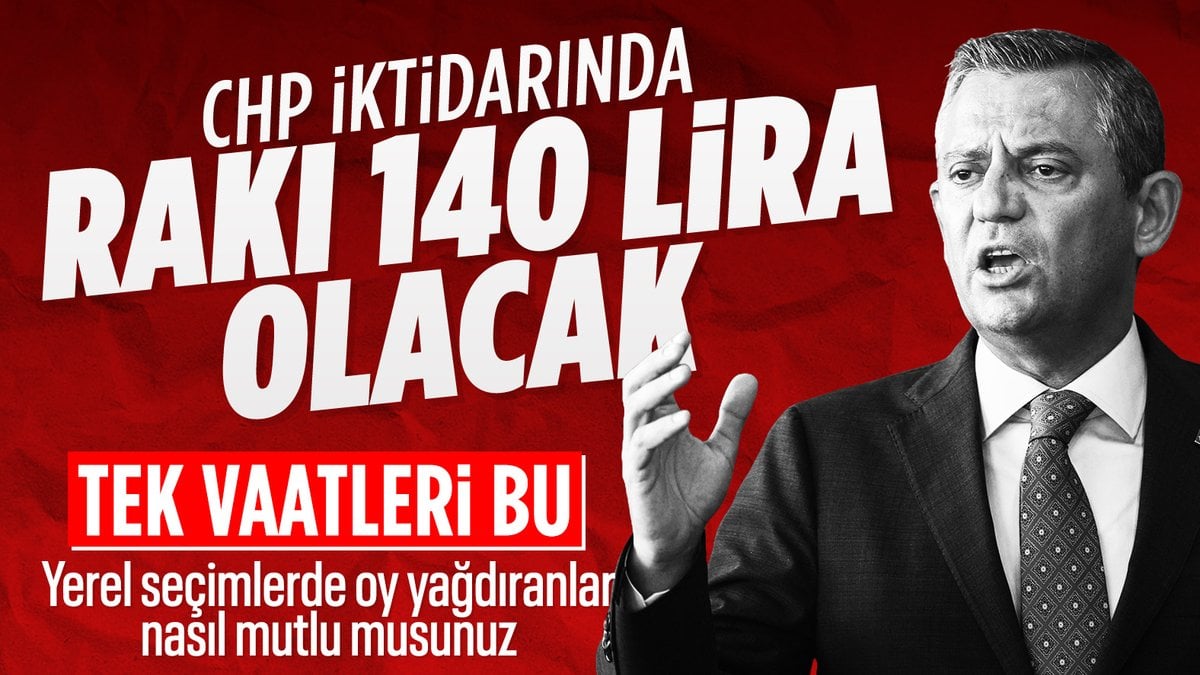 CHP’nin rakıda indirim vaadi gündem oldu