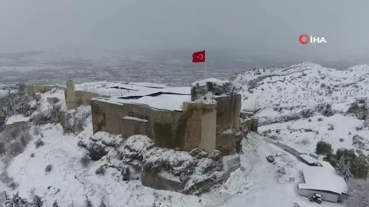 Harput’ta Kartpostallık Kar Manzarası