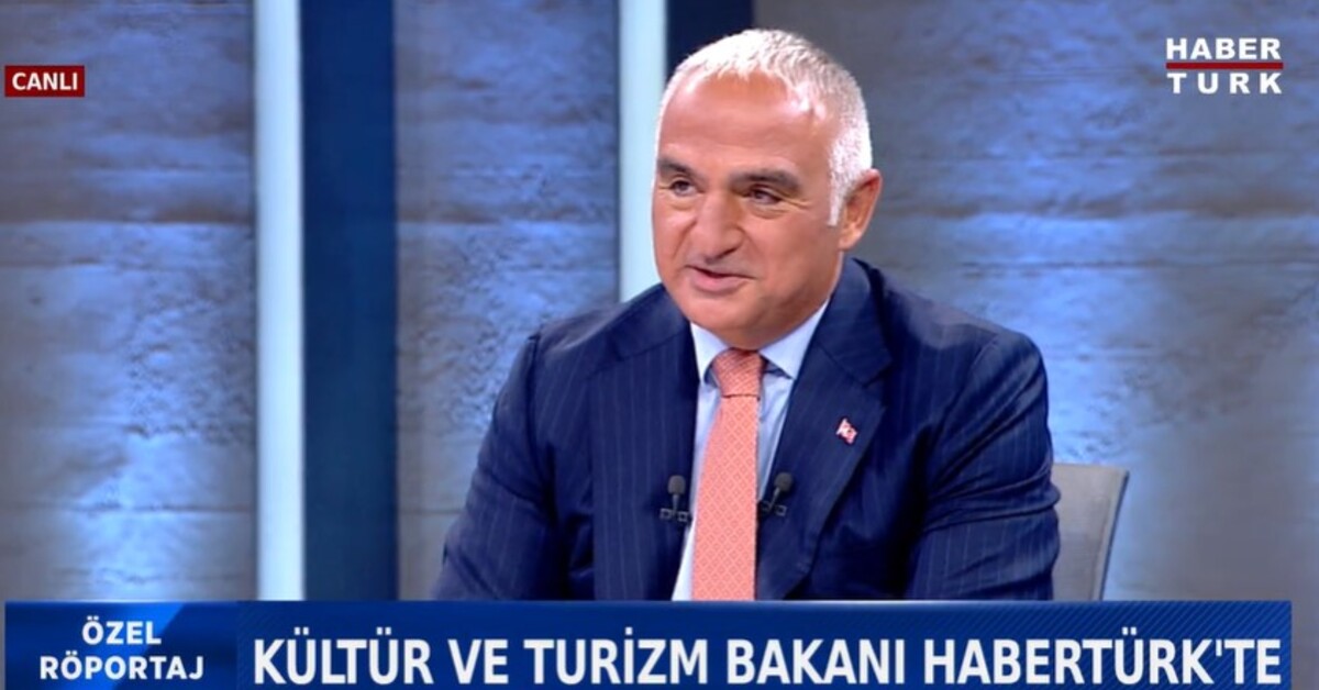 Kültür ve Turizm Bakanı Mehmet Nuri Ersoy’dan Habertürk’e açıklamalar